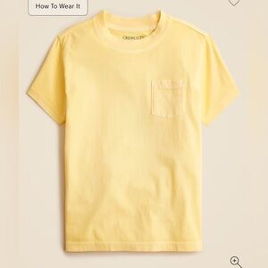 J.Crew Kids' new garment-dyed pocket T-shirt